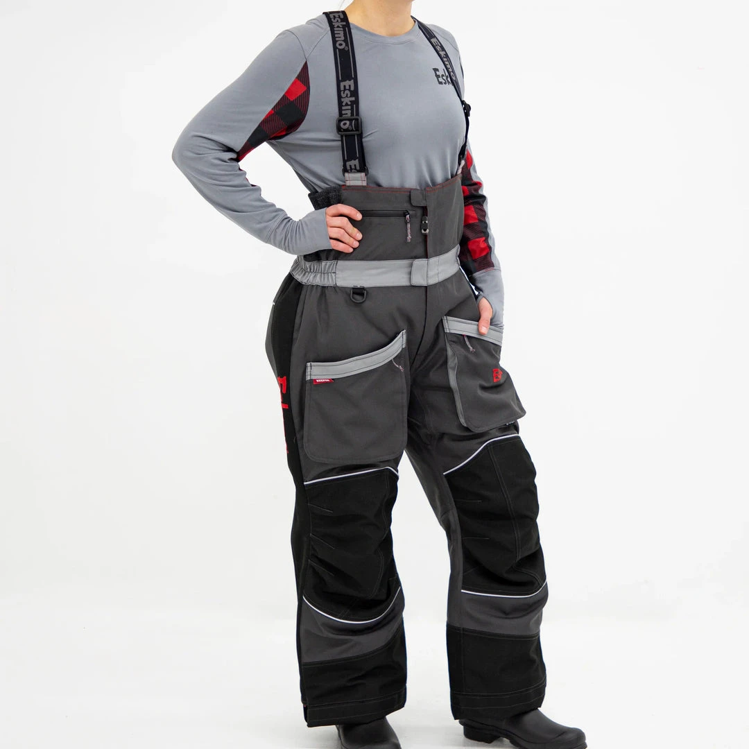 Ice Strong NEW-ESKIMO WOMEN'S FROST KEEPER BIB WITH UPLYFT FLOAT ASSIST 3 Ice Strong NEW-ESKIMO WOMEN'S FROST KEEPER BIB WITH UPLYFT FLOAT ASSIST