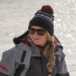 Eskimo Black Ice Pom Hat Fancy-Ladies Only!