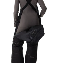 Ice Strong Outdoors Sales 53 DSG Arctic Appeal 2.0 Ice Fishing Drop Seat Bib - Black Fancy-Ladies Only!