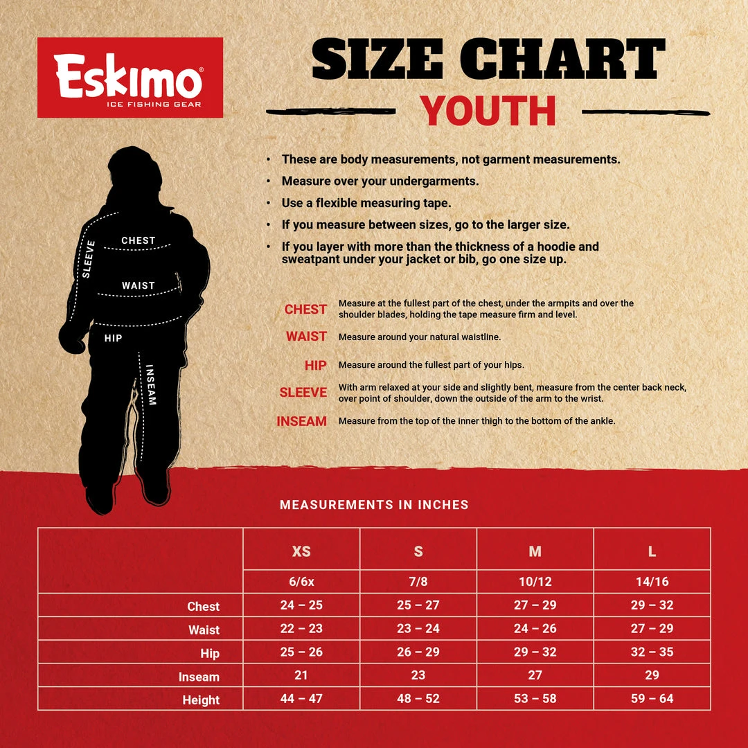 Ice Strong ESKIMO YOUTH KEEPER JACKET WITH UPLYFT FLOAT ASSIST 9 Ice Strong ESKIMO YOUTH KEEPER JACKET WITH UPLYFT FLOAT ASSIST