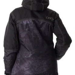 Fancy-Ladies Only! DSG Arctic Appeal 2.0 Ice Fishing Jacket - Black Realtree Wave®, Dusty Teal, Oatmeal