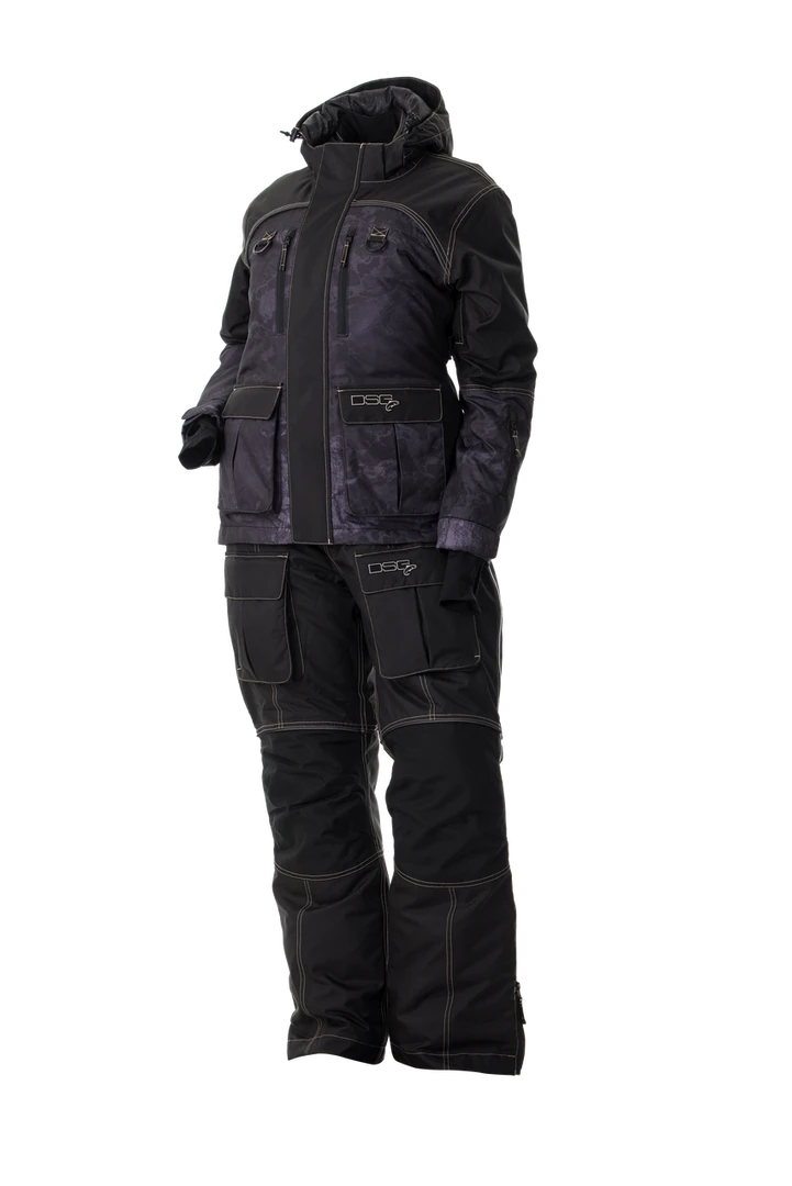 DSG Arctic Appeal 2.0 Ice Fishing Drop Seat Bib - Black Fancy-Ladies Only! 6 DSG Arctic Appeal 2.0 Ice Fishing Drop Seat Bib - Black Fancy-Ladies Only!