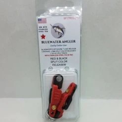 Ice Strong Outdoors Sales 51 Ice Strong Outdoors BlueWater Releases Blue Water Angler 2 Pack Red/Black Split Color Release (Stainless Steel Pin) - Planer Board/Snap Weight Line Release
