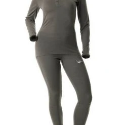 DSG Merino Wool Base Layer Shirt - Grey Fancy-Ladies Only!