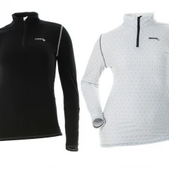 DSG D-Tech Base Layer Shirt - Black Or White Snowflake