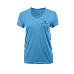 Reef & Reel Women's Classic V-Neck Performance SS Shirt