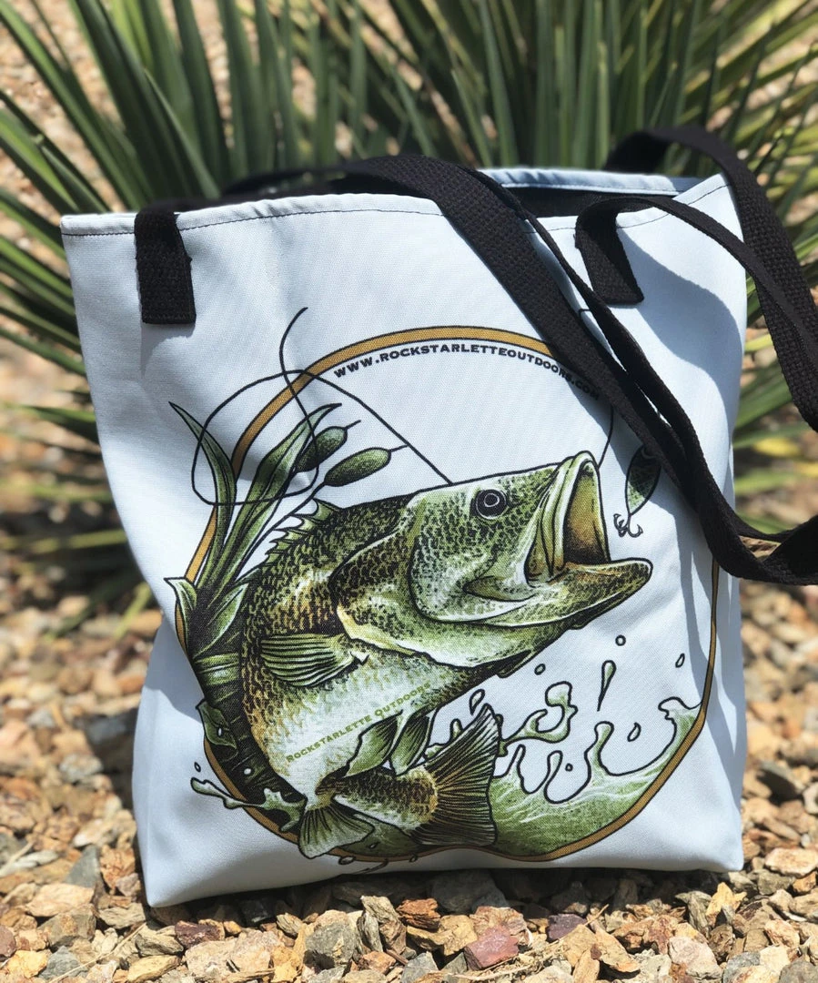 Ice Strong Outdoors Rockstarlette Bass Tote Bag, Weather Resistant 4 Ice Strong Outdoors Rockstarlette Bass Tote Bag, Weather Resistant