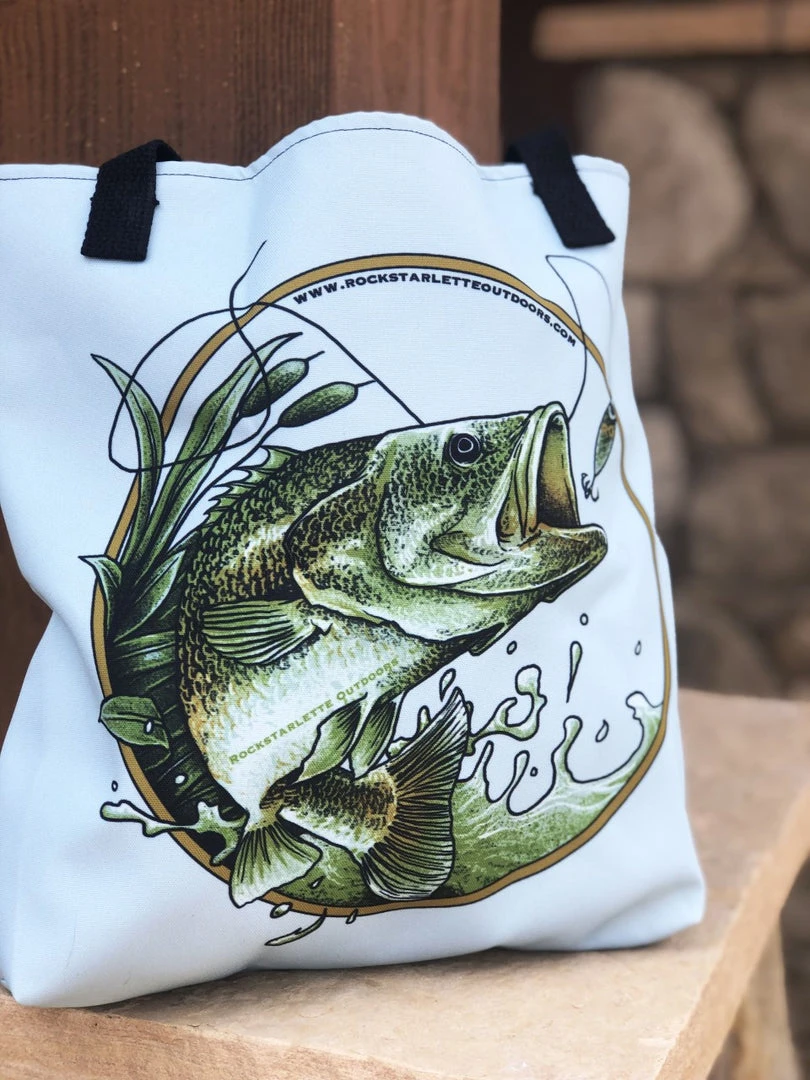 Ice Strong Outdoors Rockstarlette Bass Tote Bag, Weather Resistant 5 Ice Strong Outdoors Rockstarlette Bass Tote Bag, Weather Resistant