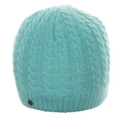 Fancy-Ladies Only! DSG Cable Knit Beanie - Blaze Orange, Blaze Pink, Aqua, Black Or Tan