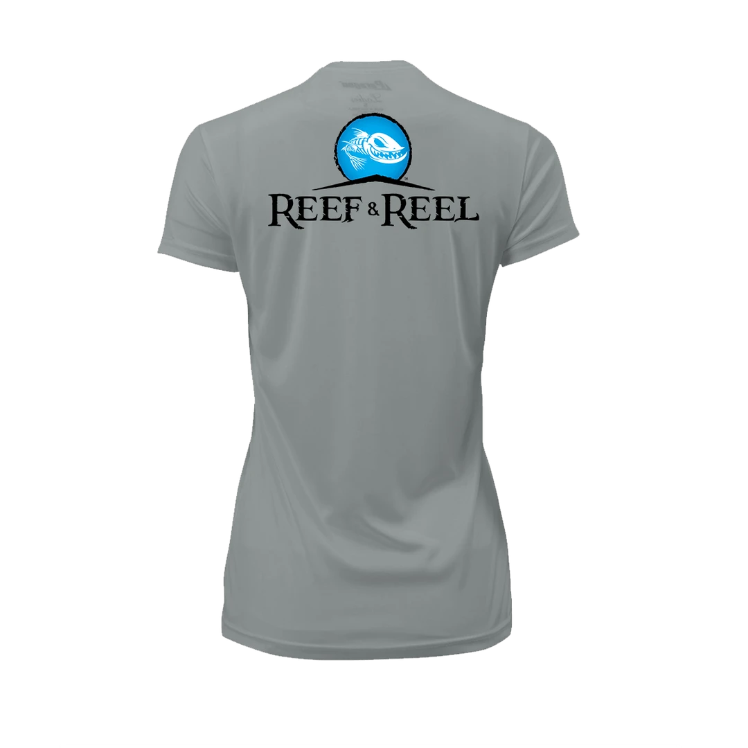 Fancy-Ladies Only! Reef & Reel Women's Classic Logo Performance SS Shirt 3 Fancy-Ladies Only! Reef & Reel Women's Classic Logo Performance SS Shirt