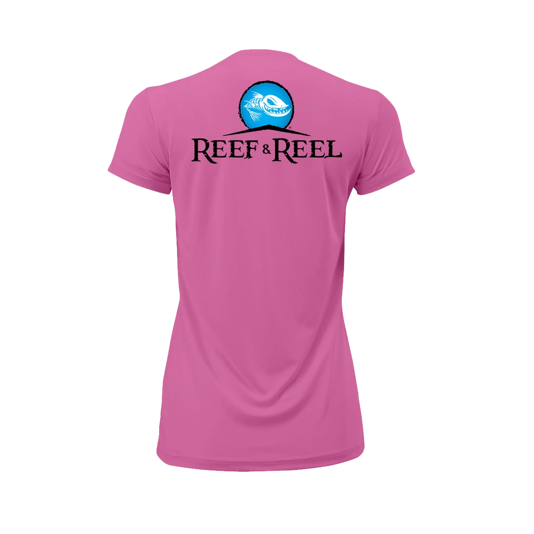 Fancy-Ladies Only! Reef & Reel Women's Classic Logo Performance SS Shirt 4 Fancy-Ladies Only! Reef & Reel Women's Classic Logo Performance SS Shirt