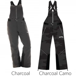 DSG Craze 5.0 Drop Seat Bib/Pant - Charcoal Or Charcoal Camo Fancy-Ladies Only!
