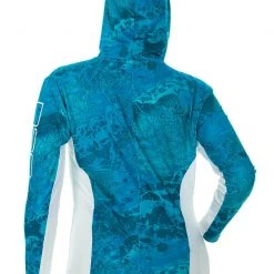 DSG Wave Shirt - Realtree Wave® Pattern - UPF 50 - Sea Blue Or Aqua