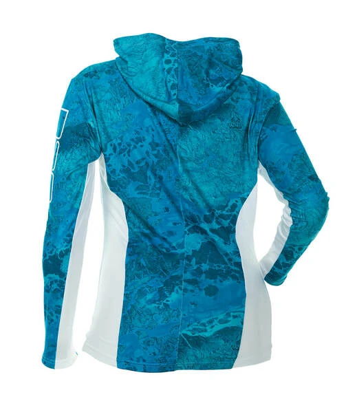 DSG Wave Shirt - Realtree Wave® Pattern - UPF 50 - Sea Blue Or Aqua 3 DSG Wave Shirt - Realtree Wave® Pattern - UPF 50 - Sea Blue Or Aqua