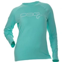 DSG Solid Shirt - UPF 50+ - Salmon, Aqua, Sea Blue, Rose Or Slate Fancy-Ladies Only!