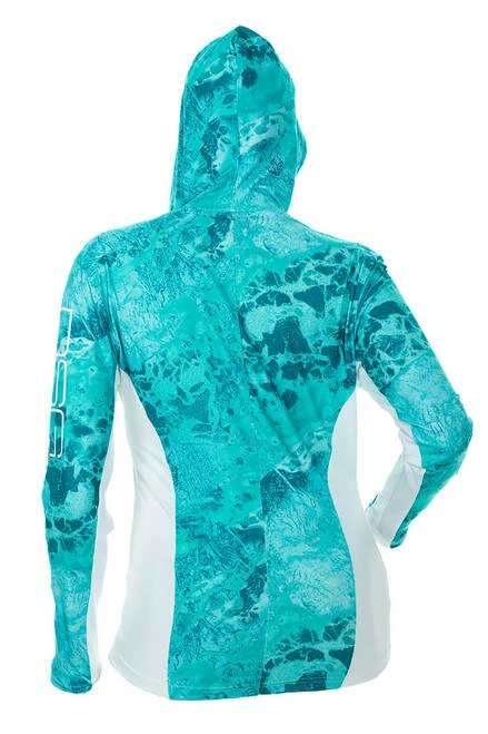 DSG Wave Shirt - Realtree Wave® Pattern - UPF 50 - Sea Blue Or Aqua 9 DSG Wave Shirt - Realtree Wave® Pattern - UPF 50 - Sea Blue Or Aqua