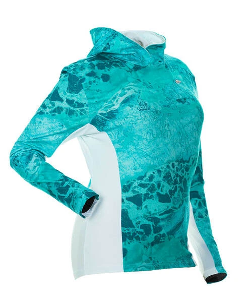 DSG Wave Shirt - Realtree Wave® Pattern - UPF 50 - Sea Blue Or Aqua 12 DSG Wave Shirt - Realtree Wave® Pattern - UPF 50 - Sea Blue Or Aqua