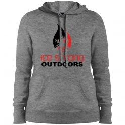 CustomCat Ladies' Ice Strong Pullover Hooded Sweatshirt - Your Choice Of Logo & Sweatshirt Color! Fancy-Ladies Only!