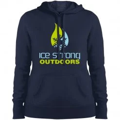 CustomCat Ladies' Ice Strong Pullover Hooded Sweatshirt - Your Choice Of Logo & Sweatshirt Color! Fancy-Ladies Only!