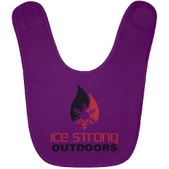 CustomCat Ice Strong Baby Bib Original Logo (LOTS Of Bib Color Choices) Infant Ice Strong Apparel 24 CustomCat Ice Strong Baby Bib Original Logo (LOTS Of Bib Color Choices) Infant Ice Strong Apparel