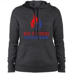 CustomCat Ladies' Ice Strong Pullover Hooded Sweatshirt - Your Choice Of Logo & Sweatshirt Color! Fancy-Ladies Only!