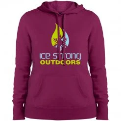 CustomCat Ladies' Ice Strong Pullover Hooded Sweatshirt - Your Choice Of Logo & Sweatshirt Color! Fancy-Ladies Only!