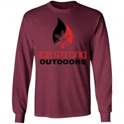 CustomCat Men's Long Sleeve Laker Taker Tee - Red/Black Logo Laker Taker Lures & Swag 34 CustomCat Men's Long Sleeve Laker Taker Tee - Red/Black Logo Laker Taker Lures & Swag