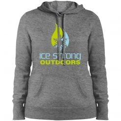 CustomCat Ladies' Ice Strong Pullover Hooded Sweatshirt - Your Choice Of Logo & Sweatshirt Color! Fancy-Ladies Only!
