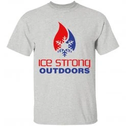 CustomCat Laker Taker Lures & Swag Men's Ice Strong Patriotic Logo Front/Laker Taker Back Regular Size Ultra Cotton T-Shirt (12 Color Choices)