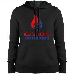 CustomCat Ladies' Ice Strong Pullover Hooded Sweatshirt - Your Choice Of Logo & Sweatshirt Color! Fancy-Ladies Only!