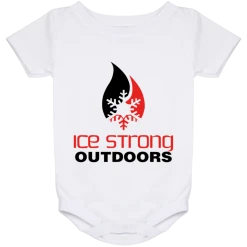 CustomCat Ice Strong Baby Onesie 24 Month Original Logo