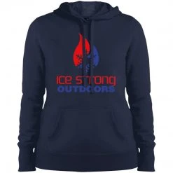 CustomCat Ladies' Ice Strong Pullover Hooded Sweatshirt - Your Choice Of Logo & Sweatshirt Color! Fancy-Ladies Only!