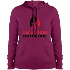 CustomCat Ladies' Ice Strong Pullover Hooded Sweatshirt - Your Choice Of Logo & Sweatshirt Color! Fancy-Ladies Only!