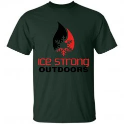 CustomCat Men's Ice Strong Original Logo Front/Laker Taker Back Regular Size Ultra Cotton T-Shirt (11 Color Choices) Laker Taker Lures & Swag