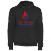 CustomCat Men's Regular Pullover Hooded Sweatshirt Patriotic Logo (Athletic Heather, Charcoal, Black, Navy, Royal, Olive) Men's Ice Strong Apparel