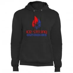 Ice Strong Outdoors Sales 9 CustomCat Men's Regular Pullover Hooded Sweatshirt Patriotic Logo (Athletic Heather, Charcoal, Black, Navy, Royal, Olive) Men's Ice Strong Apparel
