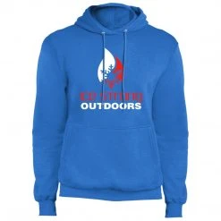CustomCat Men's Regular Pullover Hooded Sweatshirt Red & White Logo (Athletic Heather, Charcoal, Black, Navy, Royal, Olive) Men's Ice Strong Apparel
