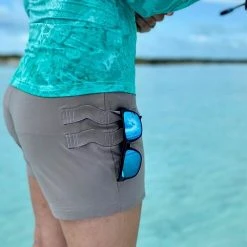 DSG Jenny Dock Short - UPF 50+ - Taupe, Rose Or Navy Fancy-Ladies Only!