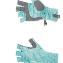 DSG Kristina Fishing Glove - Realtree Fishing® Pattern Or Realtree Wave Pattern® - Salmon, Navy Or Aqua - UPF 50+ Fancy-Ladies Only!