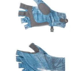 DSG Kristina Fishing Glove - Realtree Fishing® Pattern Or Realtree Wave Pattern® - Salmon, Navy Or Aqua - UPF 50+ Fancy-Ladies Only!