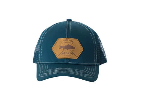 DSG Fishing Club Trucker Hat - Aruba Or Navy Fancy-Ladies Only!