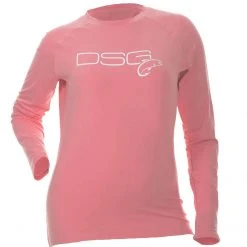 DSG Solid Shirt - UPF 50+ - Salmon, Aqua, Sea Blue, Rose Or Slate Fancy-Ladies Only!