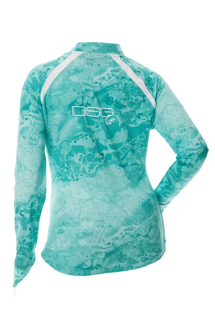 Fancy-Ladies Only! DSG Kai Realtree Wave® Fishing Shirt - UPF 50+ - Salmon, Navy Or Aqua 7 Fancy-Ladies Only! DSG Kai Realtree Wave® Fishing Shirt - UPF 50+ - Salmon, Navy Or Aqua