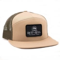 Reef & Reel 7 Panel Flat Bill Trucker Hat Fancy-Ladies Only!