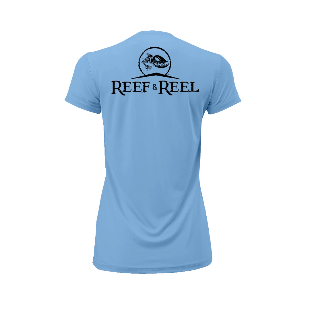 Fancy-Ladies Only! Reef & Reel Women's Logo Performance SS Shirt 3 Fancy-Ladies Only! Reef & Reel Women's Logo Performance SS Shirt