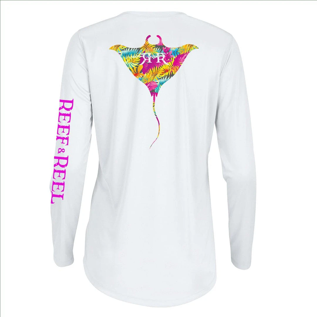 Reef & Reel Women's Manta Ray Performance LS Shirt Fancy-Ladies Only! 7 Reef & Reel Women's Manta Ray Performance LS Shirt Fancy-Ladies Only!