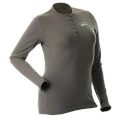 DSG Merino Wool Base Layer Shirt - Grey Fancy-Ladies Only!