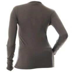 DSG Merino Wool Base Layer Shirt - Grey Fancy-Ladies Only!