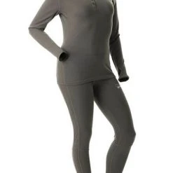 DSG Merino Wool Base Layer Shirt - Grey Fancy-Ladies Only!