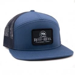 Reef & Reel 7 Panel Flat Bill Trucker Hat Fancy-Ladies Only!